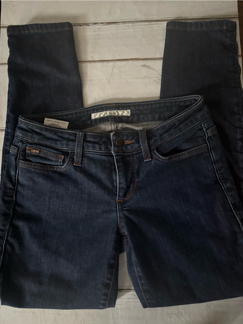 Joe's Jeans Dark Indigo Ankle Cigarette Jeans